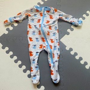 Kickee Pants Zip Up Puppy New Born Onezie NB